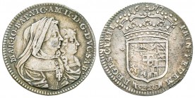Italy - Savoy
Vittorio Amedeo II - Reggenza della Madre 1675-1680
Lira, Torino, 1677, AG 5.97 g.
Ref : MIR 838c (R2), Biaggi 709b
Ex Vente Varesi ...