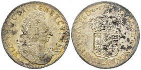 Italy - Savoy
Vittorio Amedeo II Re di Sicilia 1713-1718
3 Lire, Torino, 1717, AG 18.18 g.
Ref : MIR 881a (R4), Biaggi 752b Conservation : Superbe ...