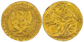 Italy - Savoy
Carlo Emanuele III Primo Periodo 1730-1755 
Zecchino dell’annunciazione, I tipo, Torino, 1744, AU 3.46 g.
Ref : MIR 915b (R2), Biaggi...
