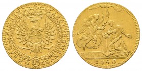 Italy - Savoy
Carlo Emanuele III Primo Periodo 1730-1755 
Zecchino dell’annunciazione, II tipo, Torino, 1746, AU 3.44 g.
Ref : MIR 916b (R4), Biagg...