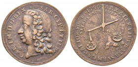 Italy - Savoy
Medaglia in bronzo, Liberazione di Alessandria, 1746, AE 10.49 g. 
Ref : U. di S. 5 - tav. 79 Conservation : TTB/SUP