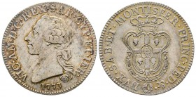 Italy - Savoy
Vittorio Amedeo III, Monetazione per la Sardegna 1773-1796
Mezzo Scudo Sardo, Torino, 1773, AG 11.72 g. 
Ref : MIR 1003a (R2), Biaggi...