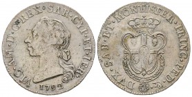 Italy - Savoy
Vittorio Amedeo III, Monetazione per la Sardegna 1773-1796
Mezzo Scudo Sardo, Torino, 1792, AG 11.77 g. 
Ref : MIR 1003c (R2), Biaggi...