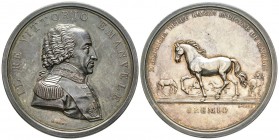 Italy - Savoy
Vittorio Emanuele I 1802-1821
Medaglia in argento, Torino, AG 53.7 g. 52 mm opus A. Lavy
Avers : IL RE VITTORIO EMANUELE Busto in uni...