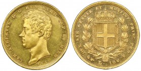 Italy - Savoy
Carlo Alberto 1831-1849
100 lire, Torino, 1833, AU 32.25 g.
Ref : MIR 1043c, Pag. 137, Fr. 1138
Ex Vente Nomisma 47, lot 2022 Conser...
