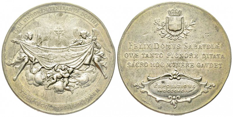 Italy - Savoy
Umberto I 1878-1900
Medaglia in bronzo argentato, Torino, 1898, ...