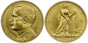 Italy - Savoy
Vittorio Emanuele III 1900-1943
100 lire PROVA, Roma, 1910 R, AU 32.15 g.
Ref : Pag.155, CNI,I 51, Sim. 9/1, Luppino PP110
Ex Vente ...