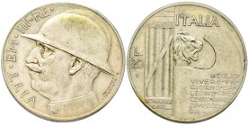 Italy - Savoy
Vittorio Emanuele III 1900-1943
20 lire, Roma, 1928 R, AN VI, AG 20 g.
Ref : MIR 1129 (R), Pag. 680 Conservation : TTB-SUP. Scellé BO...