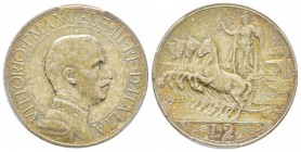 Italy - Savoy
Vittorio Emanuele III 1900-1943
2 lire, Roma, 1911 R, AG 10 g.
Ref : MIR 1140c (R2), Pag. 734 Conservation : PCGS MS64+. Rarissime da...