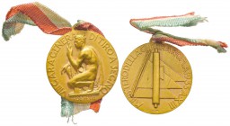 Italy - Savoy
Vittorio Emanuele III 1900-1943
Medaglia in oro, Roma, 1935, AU 10.37 g., 27 mm, 750‰ Avers : VIII GARA GENERALE DI TIRO A SEGNO. ROB....
