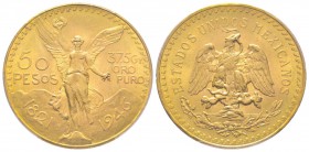 Mexico République, 50 Pesos, 1946, AU 41.66 g. 900‰
Ref : Fr. 172, KM#481 Conservation : PCGS MS66