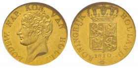 Netherlans
Ducat, Utrecht, 1810, AU 3.49 g.
Ref : Fr. 322, KM#38 Conservation : NGC MS64