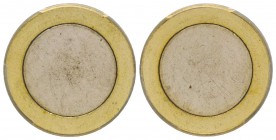U.E., Monnaie de 1 euro, erreur de frappe, Cu-Zi-Ni 7.5 g. 
Conservation : PCGS MS63 Type II Blank Planchet