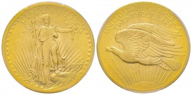 USA, 20 Dollars, Philadelphie, 1907, AU 33.43 g.
Ref : Fr. 183, KM#127 Conservation : PCGS MS63