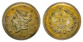 USA, 50 cents, Half Dollar, 1867, AU 0.8 g.
Ref : BG 1007 Conservation : PCGS MS61