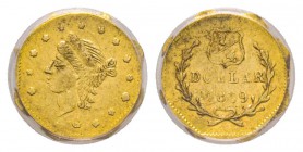 USA, 25 cents, Quarter Dollar, 1869, AU.
Ref : BG 751 Conservation : PCGS AU55