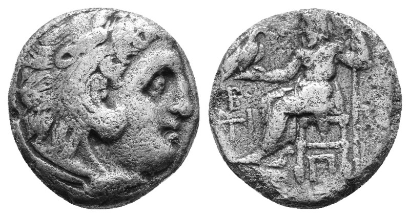 Kings of Macedon. Alexander III. 336-323 BC. Drachm AR 3,75g.