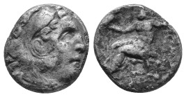 Kings of Macedon. Alexander III. 336-323 BC. Drachm AR 2,97g.