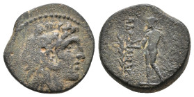 Seleukid Kings of Syria, Alexander I Balas. 150-145 BC. AE 2,82g.