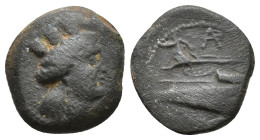 Phoenicia. Arados, circa 242-166 BC. AE 3,30g.