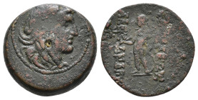 Seleukid Kingdom, Antioch. Alexander I Balas. 152-145 B.C. AE 6,09g.