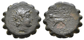 Seleukid Kings of Syria. Antiochos VI Dionysos, 144-142 BC. AE 4,27g.