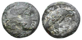 Macedon. Pydna circa 381-369 BC. AE 3,49g.