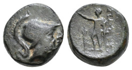 Pamphylia, Sillyon. AE Circa 400-300 BC. AE 3,39g.