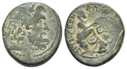 Syria, Seleucis and Pieria, Antioch. Pseudo-autonomous issue. temp. Augustus, 27 BC-AD 14. AE Trichalkon Struck under P. Quinctillius Verus, Governor ...