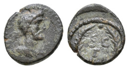 Syria, Seleucis and Pieria. Antioch. Hadrian. 117-138 AD. Half-Quadrans. AE 0,94g.