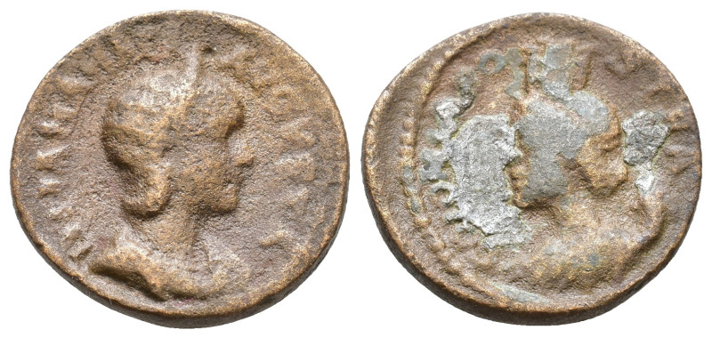 Arabia. Bostra. Julia Mamaea 222-235 AD. AE. Obv: IVLIA MAMAEA AVGVSTA. Draped b...