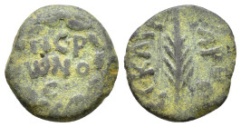 Judaea. Procurators. Porcius Festus. 59-62 AD. AE 2,39g.