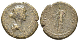 Thrace, Plotinopolis, Faustina Junior as Augusta. 147-176 AD. AE RPC IV online, 4558. AE 6,72g.