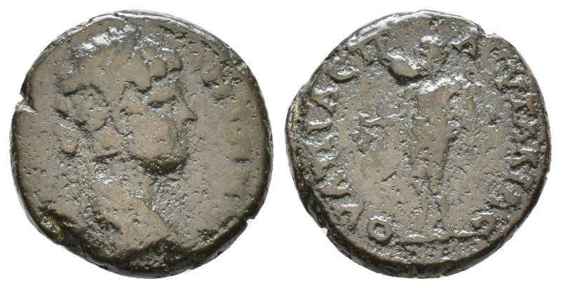 Thrace, Pautalia. Caracalla 198-217 AD. AE Obv: AVT K M AVP CEV ANTΩNINOC. Laure...