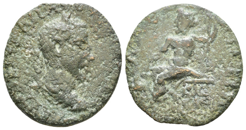 Uncertain provincial or imperial coin. Maybe Marcus Aurelius 161-180 AD. Rome Du...