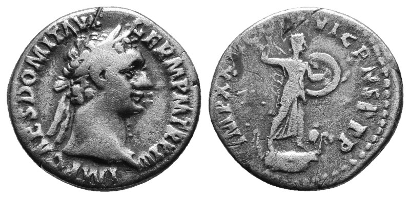 Domitian AD 81-96. Denarius. AR 3,14g.