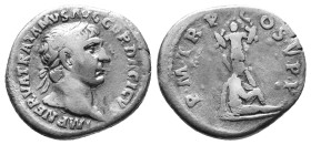 Trajan. AD 98-117. Denarius. AR 2,90g.