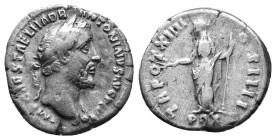 Antoninus Pius AD 138-161. Denarius. AR 3,41g.