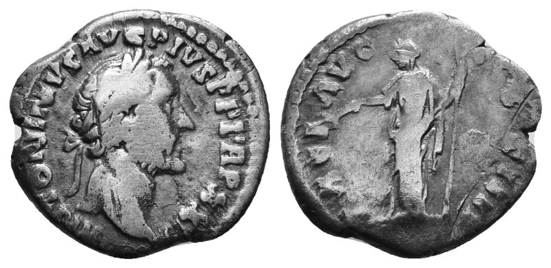 Antoninus Pius AD 138-161. Denarius. AR 2,56g.