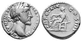 Antoninus Pius AD 138-161. Denarius. 3,11g.