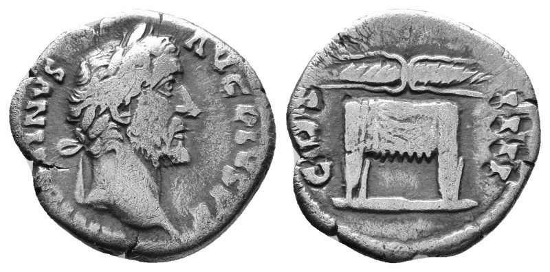 Antoninus Pius AD 138-161. Denarius. 2,51g.