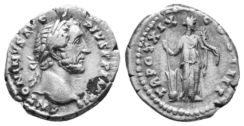 Antoninus Pius AD 138-161. Denarius. 3,12g.