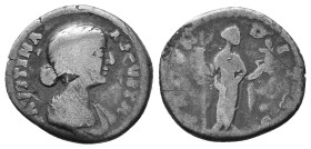 Faustina Junior. Augusta, 147-175 AD. Denarius. AR 2,78g.
