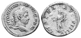 Caracalla 198-217 AD. Denarius. AR 3,02g.