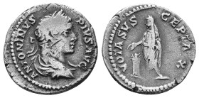 Caracalla. 198-217 AD. Denarius. AR 2,48g.