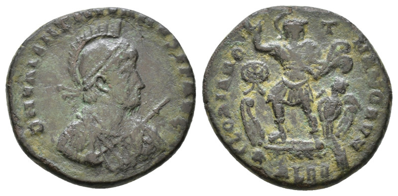 Valentinian II. 375-392 AD. Follis. AE 5,16g.