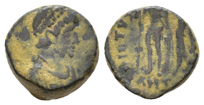 Arcadius ? 383-408 AD. Antioch Follis AE 2,77g.