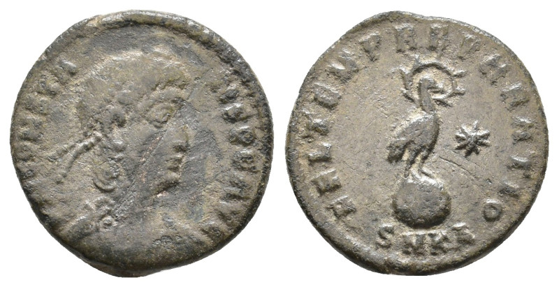 Constans. 337-350 AD. AE Cyzicus, 348-350 AD. D N CONSTA-NS P F AVG, diademed, d...