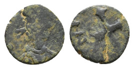 Zeno, second reign, 476-491 AD. Nummus, AE 0,32g.