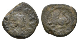Leo I, 457-474 AD. Nummus. Constantinopolis. D N LEO P F AVG Pearl-diademed, draped and cuirassed bust of Leo I to right. Rev. Lion crouching left, he...
